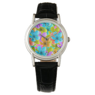 Nature's Palette: Tricoloured Blossom Blooms Watch