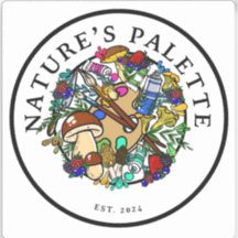 Nature's Palette Vinyl Sticker