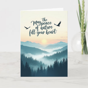 Natures Peace Birthday Card