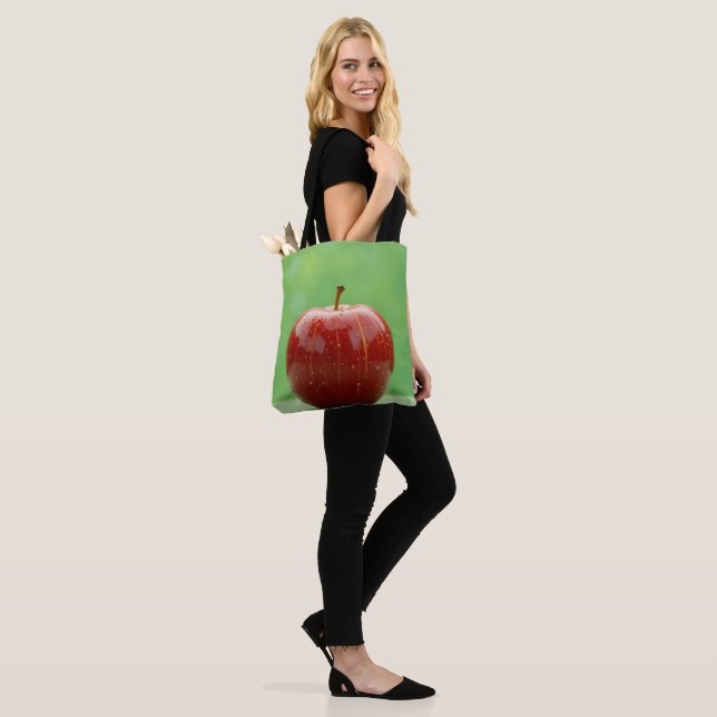 Nature's Perfect Red Tote Bag (On Model)