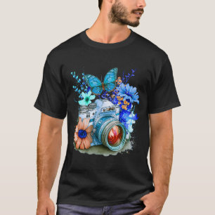 Natures Photography Love Flowers and Butterflies C T-Shirt