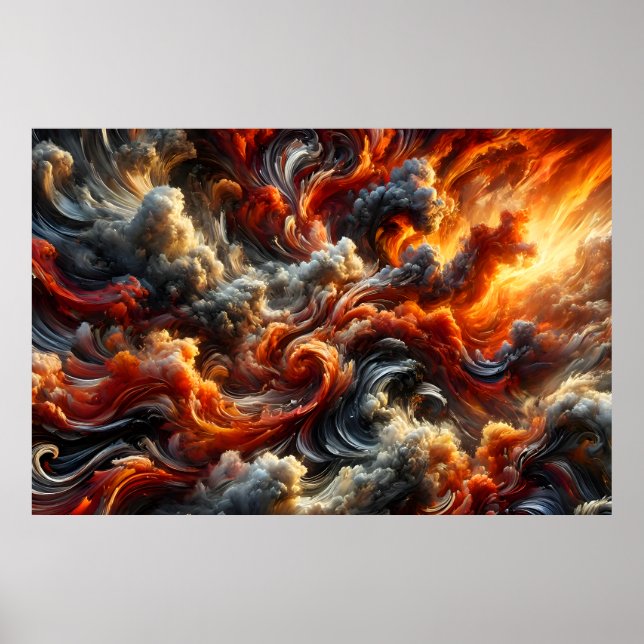 Nature's primal forces poster (Front)