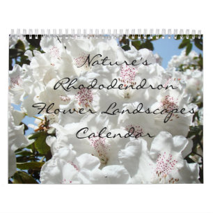 Nature's Rhododendron Flower Landscape Calendars