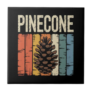 Natures Seed Pinecone Forest Core Ceramic Tile