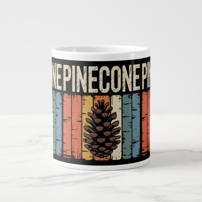 Natures Seed Pinecone Forest Core Large Coffee Mug (Front)