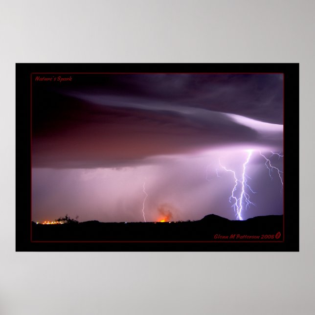 Nature's Spark-HDR Poster (Front)