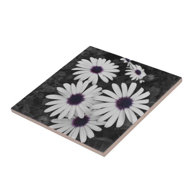 Nature's Subtle Contrast Ceramic Tile (Side)