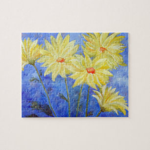 Nature's Sunshine - Yellow Daisies Jigsaw Puzzle
