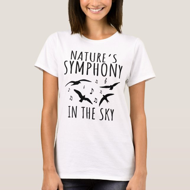 Nature's Symphony Musical Forest T-Shirt (Front)
