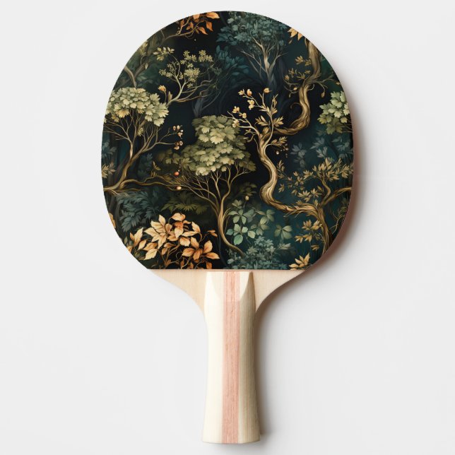 Nature's Tapestry Ping Pong Paddle (Front)