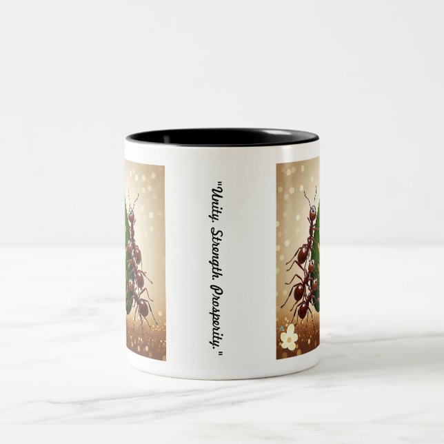 "Nature's Team Players" Two-Tone Coffee Mug (Center)