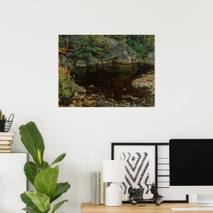 Nature's Therapy Enneking's Calming Trout Pond Poster