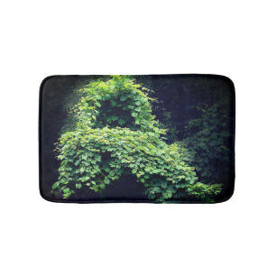 Nature's Throne Wild Leafy Vines Bath Mat