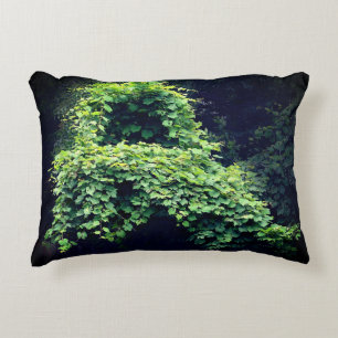 Nature's Throne Wild Leafy Vines Decorative Cushion