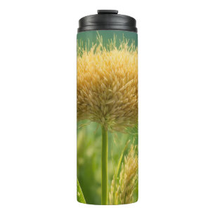 Nature's Tranquillity: Green Meadow Thermal Tumble Tumbler