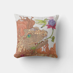 Nature's Treasures Dragon Cushion