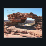 Nature's Window, Kalbarri - Postcard<br><div class="desc">Nature's Window,  Kalbarri,  Western Australia - Postcard</div>