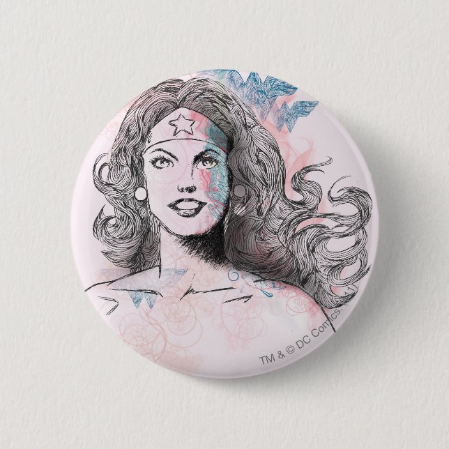 Naturess Design1 6 Cm Round Badge (Front)