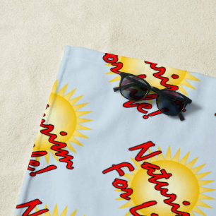 Naturist - Naturism For Life! Beach Towel