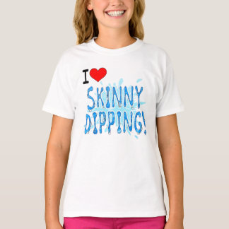 Naturist/Nudist, I Love Skinny Dipping T-Shirt