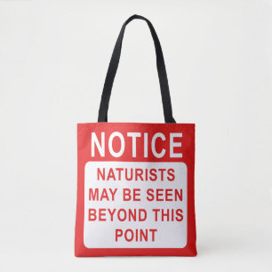 Naturist Tote Bag