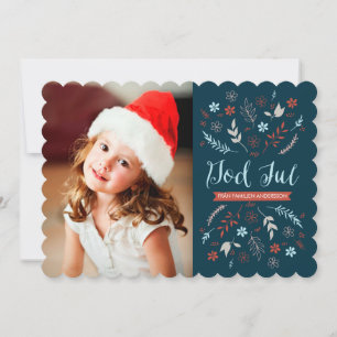 Naturlig jul hälsning