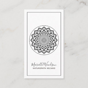 Naturopathic Doctor Mandala  Business Card