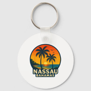 Nau Hamas Beach Trip Vacation Group Matching Souve Key Ring