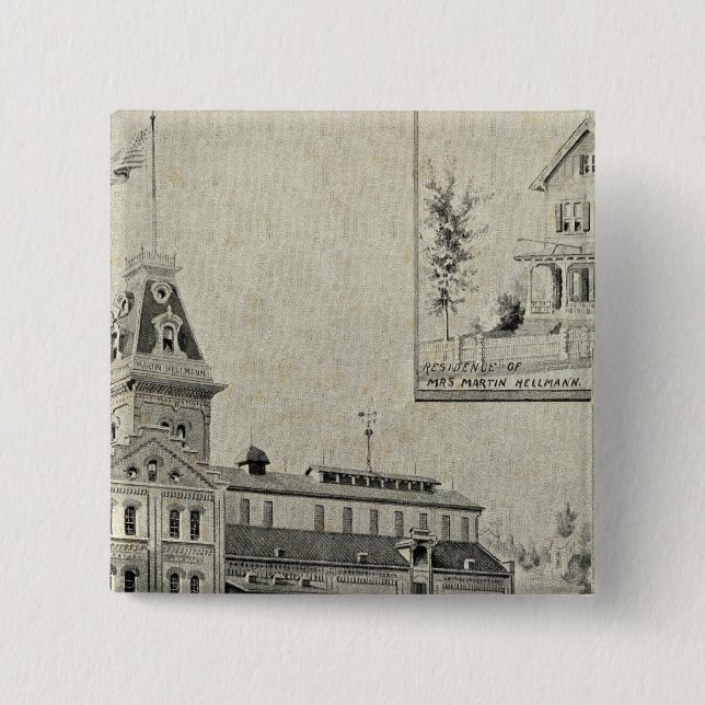 Naugatuck Val Brewery 15 Cm Square Badge (Front)