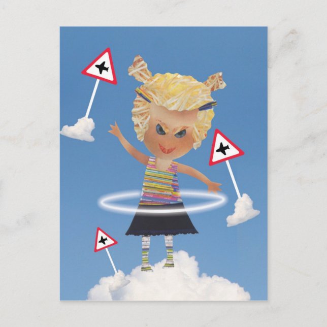 Naught child! postcard (Front)