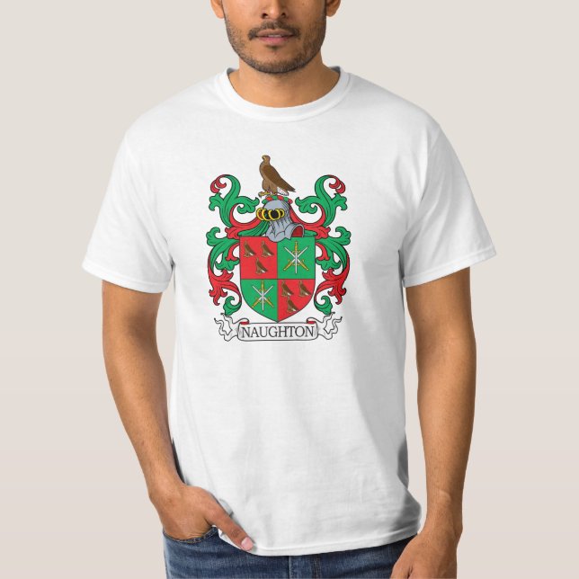 Naughton Family Crest T-Shirt (Front)