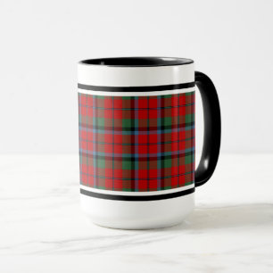 Naughton Tartan Pattern Red Irish Plaid Mug
