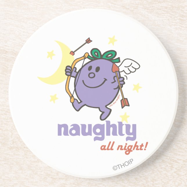 Naughty All Night! Coaster (Front)