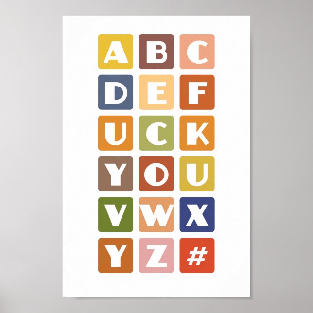 Naughty Alphabets poster (Front)