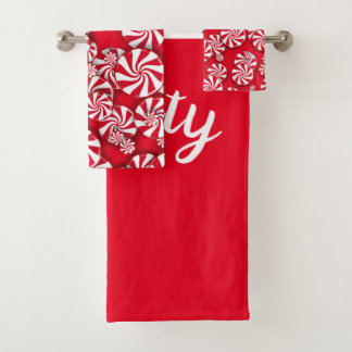 Naughty and Nice Christmas Bath Towel Set