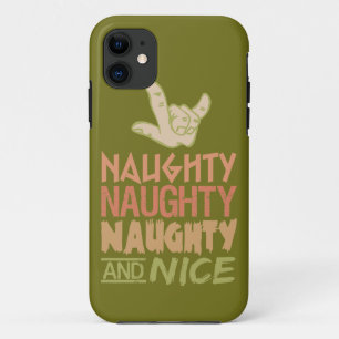 Naughty AND Nice custom iPhone case