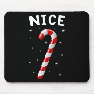 Naughty And Nice Matching Couples Christmas 1  Mouse Pad