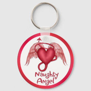 Naughty Angel Key Ring