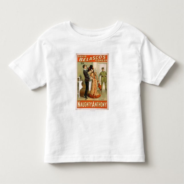 Naughty Anthony "At It Again" Theatre Poster Toddler T-Shirt (Front)