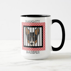 Naughty Basenji Funny Dog Mug