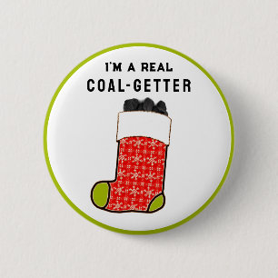 naughty boy 6 cm round badge