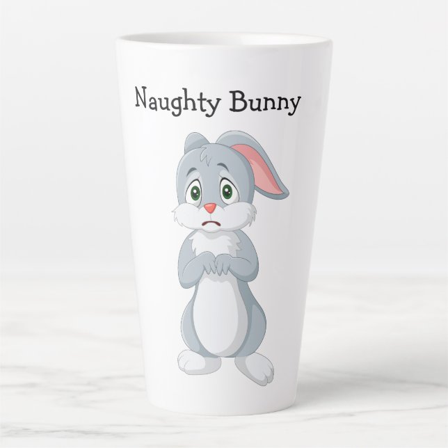 Naughty Bunny Latte Mug (Front)