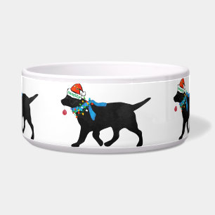 Naughty but Nice Black Labrador Christmas
