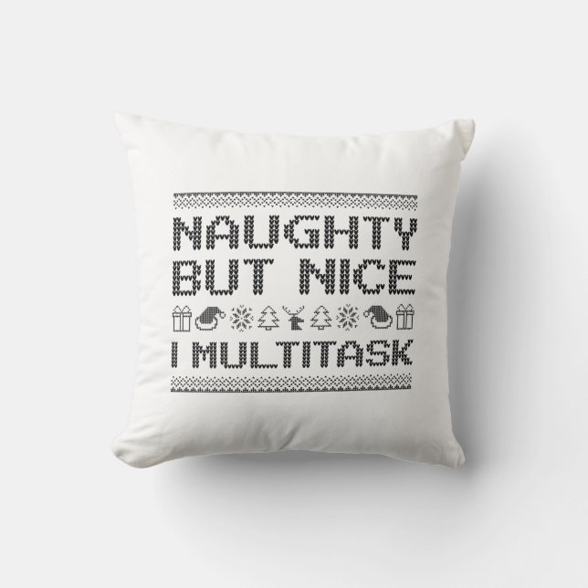 Naughty But Nice I Multitask Cushion (Front)
