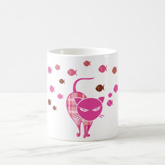 Naughty Cat Coffee Mug (Center)