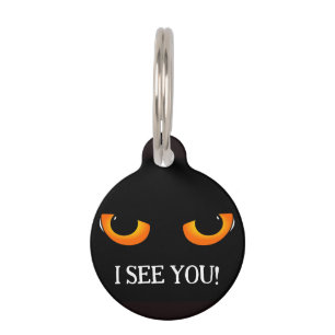 "Naughty cat" Pet Tag