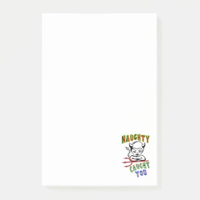 Naughty Caught You Post-it Notes (Front)