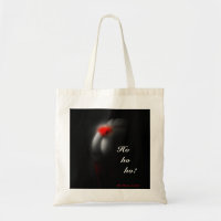 Naughty Cheeky Christmas Shopper Bag Canvas Tote
