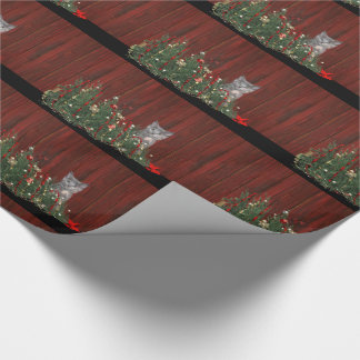 Naughty Christmas kitten Wrapping Paper