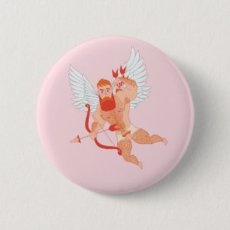 Naughty Cupid 6 Cm Round Badge